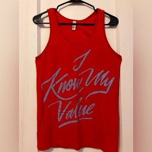 Jordandené – I Know My Value tank top